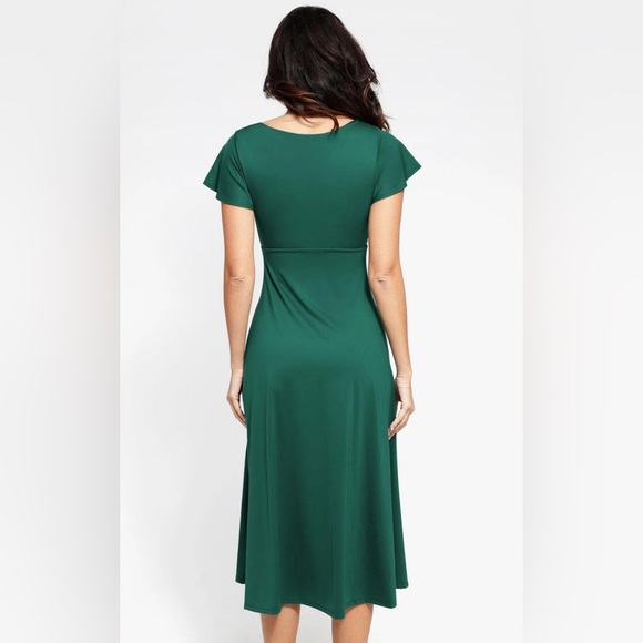 Popilush Shapewear Built-In Tummy Control A-Line Midi Dresses - Picture 3 of 8